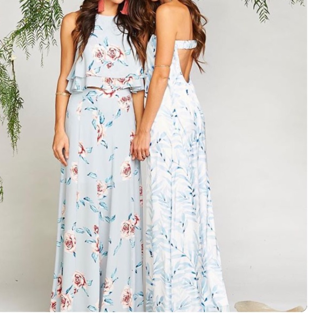 NWT Show Me Your Mumu Sirene Maxi Dress - in Blue Me Away - Picture 2 of 12